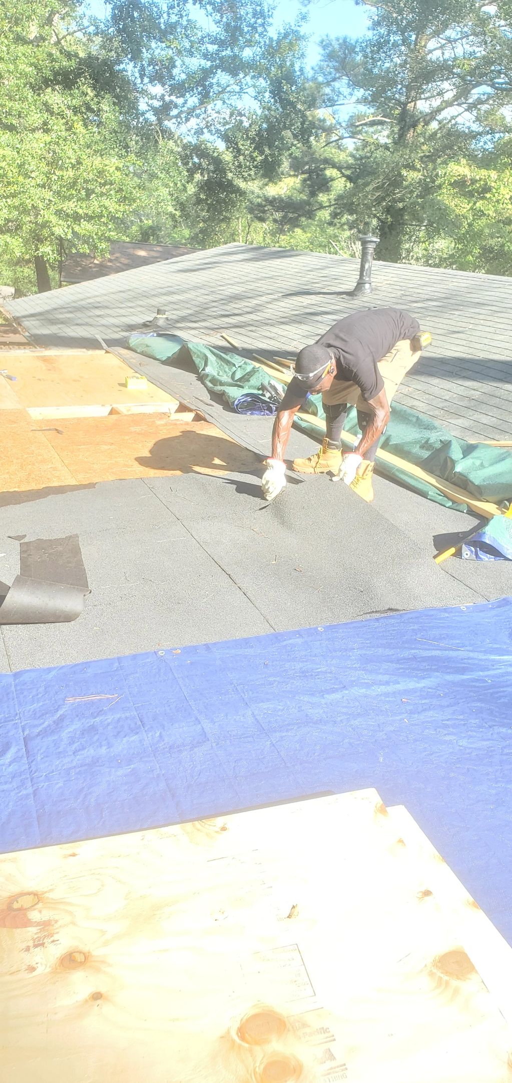 Flat Roof replacement during