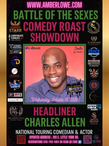 Headliner Charles Allen, starring in the Amber Starr Sitcom.