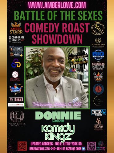 Meet Donnie Lewis representing the Komedy Kings in the Amber Starr Sitcom Kick off taping and show