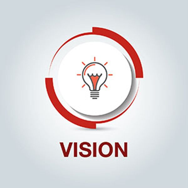 Light bulb icon symbolizing vision and ideas.