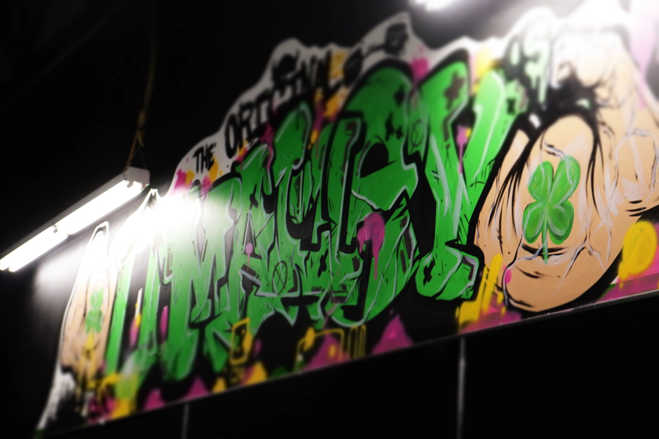 O'Malley's graffiti wall