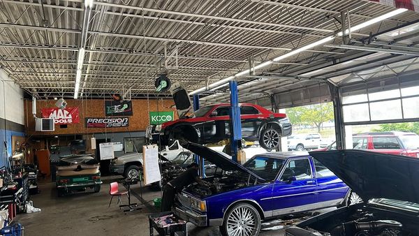 Another week in the shop. Featuring various cars we were working on parked in our shop.