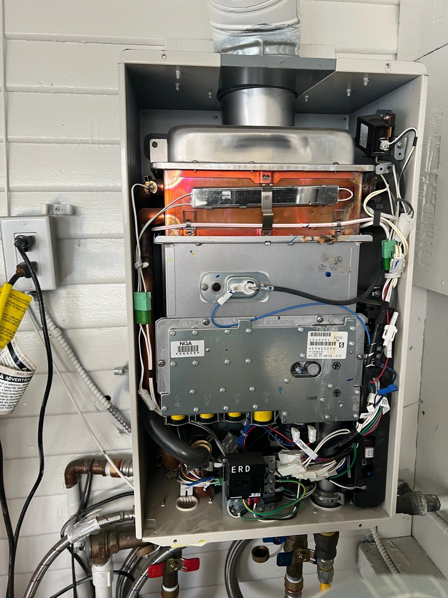 water heater installation