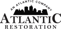 Logo for Atlantic Restoration company.