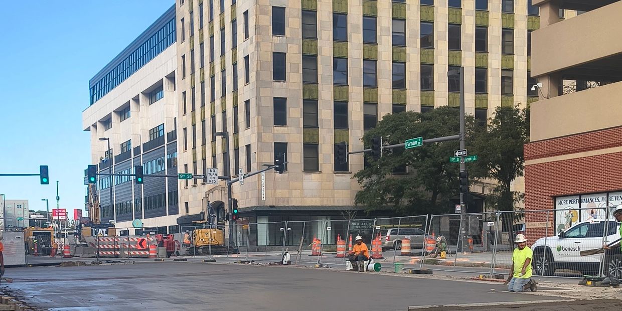 Omaha Streetcar Utilities upgrade paving/street replacements 
Hawkins Construction 
2025/2026