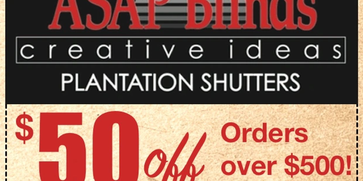 Window Treatment Coupon