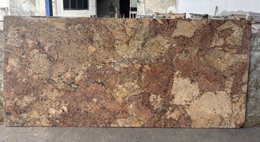 Azul White granite slab - polished natural stone supplied by Heritage Overseas Thailand.