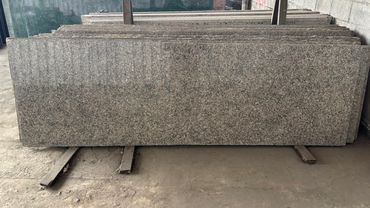 Steel Grey granite slab - polished natural stone supplied by Heritage Overseas Thailand.