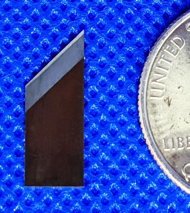 Eastman 45 tangential drag blade
also available with a hole for Gerber and Autometrix