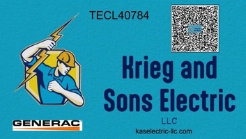 Krieg and Sons Electric LLC
TECL #40784