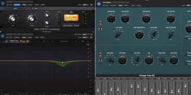 DAW, EQ, compressor, compression, reverb, delay, mixer, audio, fabfilter, UAD, Wave, Bounce, Ozone