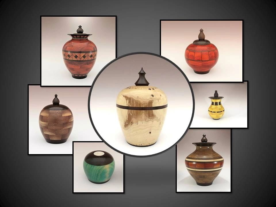 Wood Cremation Urns for Ashes - Artistic Cremation Urns