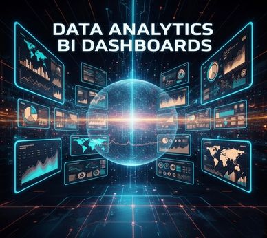 Empower decisions with advanced data analytics and BI dashboards for business growth.