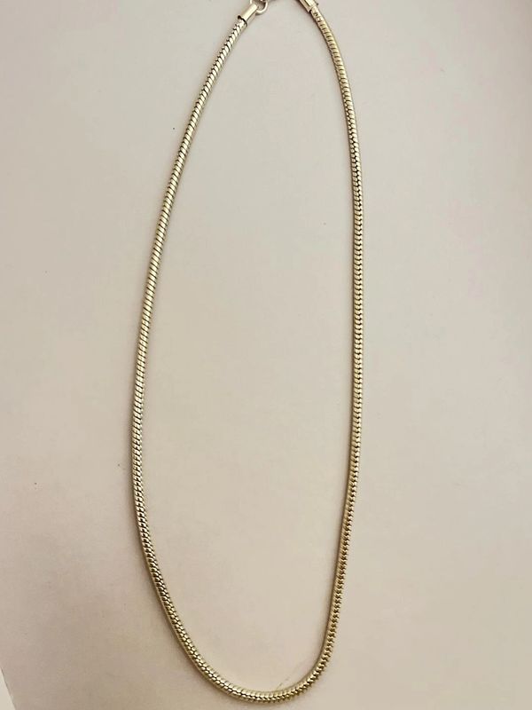 Gold Plated Cuban Link chain necklace.