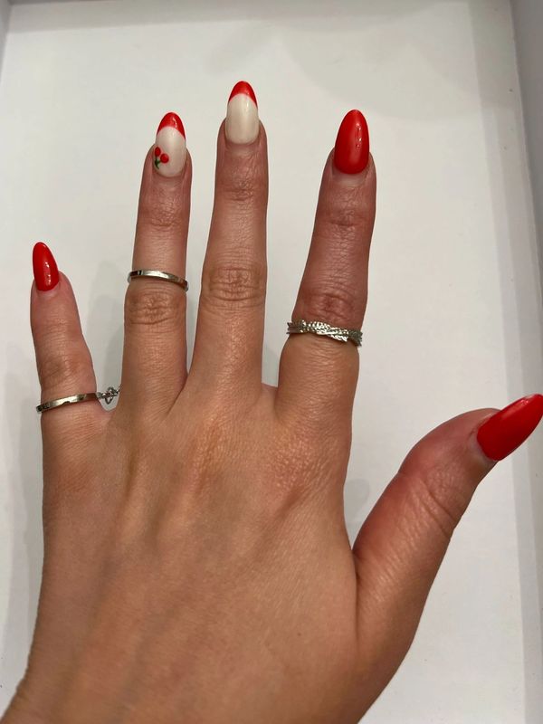 3 pcs Silver Knuckle Rings.