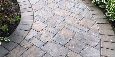 Stamped Texture sidewalk