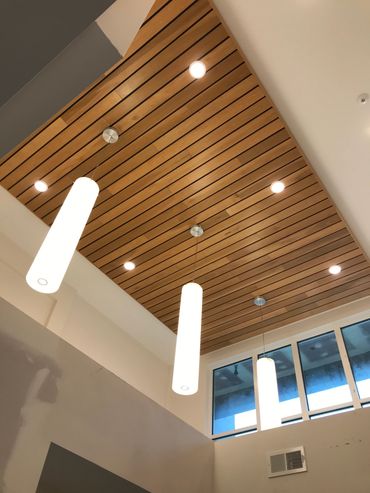 Acoustical Wood Ceiling Hampton Roads Virginia