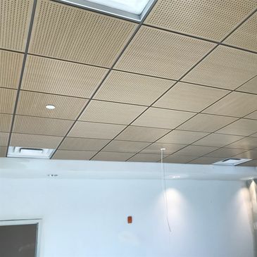 Metal Ceiling Install by Rasnic Contracting, Virginia Beach, Virginia