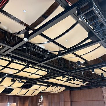 Baffle Acoustic Ceiling Install, Washington, D.C.