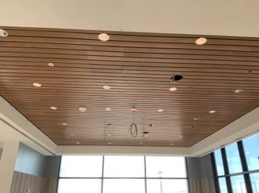 Acoustical Wood Ceiling Hampton Roads Virginia