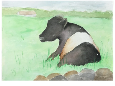 12" x 14" Watercolor on paper