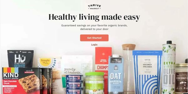 A collection of organic food and health  products.