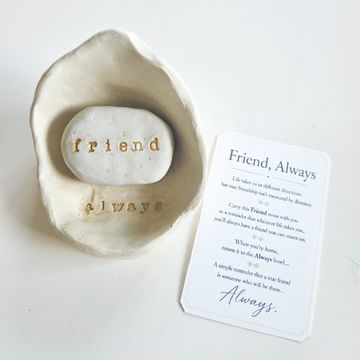 A meaningful friendship gift for someone who has been there through life’s moments, changes, and cha