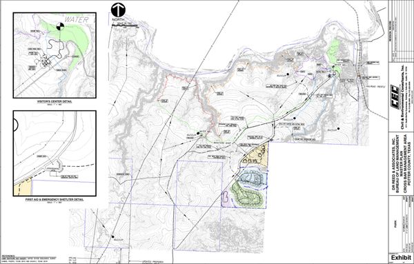 Detailed map of future plans.