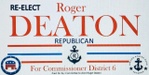 Roger Deaton Campaign landing page