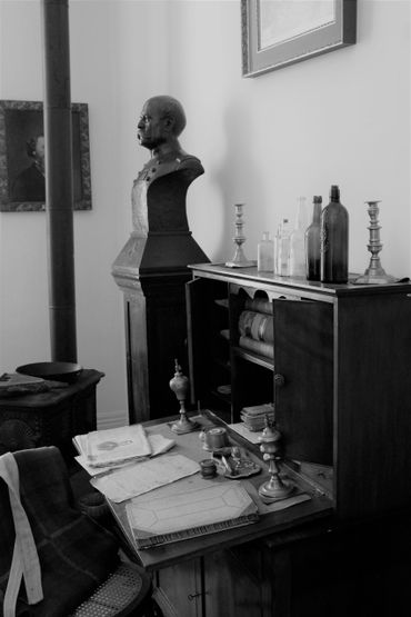 Writing desk in the old State Capitol Building of Springfield, Illinois