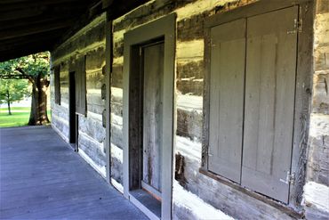 Log cabin- Swinney Homestead, Springfield Illinois.