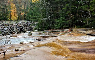 Flume Gorge, Franconia Notch State Park, Lincoln, New Hampshire.