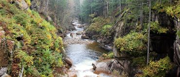 Flume Gorge, Franconia Notch State Park, Lincoln, New Hampshire.