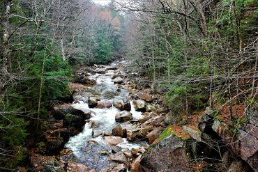 Flume Gorge, Franconia Notch State Park, Lincoln, New Hampshire.