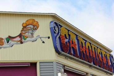 Carusel- Orchard Beach, Maine.