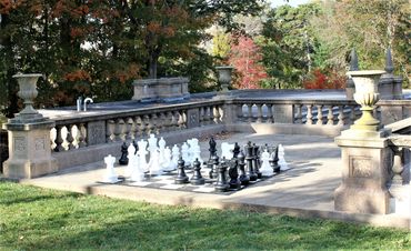 Chess Set- Castle on Crane Hill- Ipswich, Massachusett.