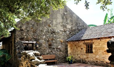 Stone Homestead at Mission San Juan- San Antonio, Texas.