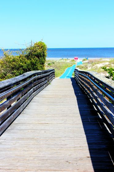 Beach Trail- Jekyll Island, Georgia.