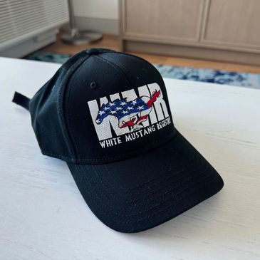 Black American Horse Cap
