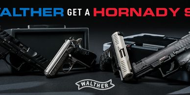 walther Arms Promo, hornady safe free with purchase 