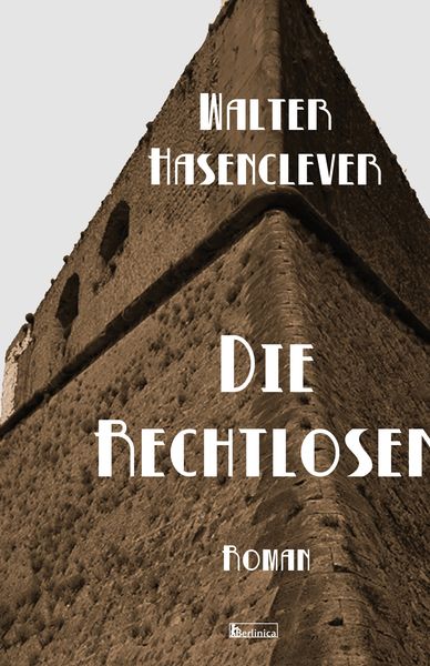 Book cover with a towering stone fortress and German text.