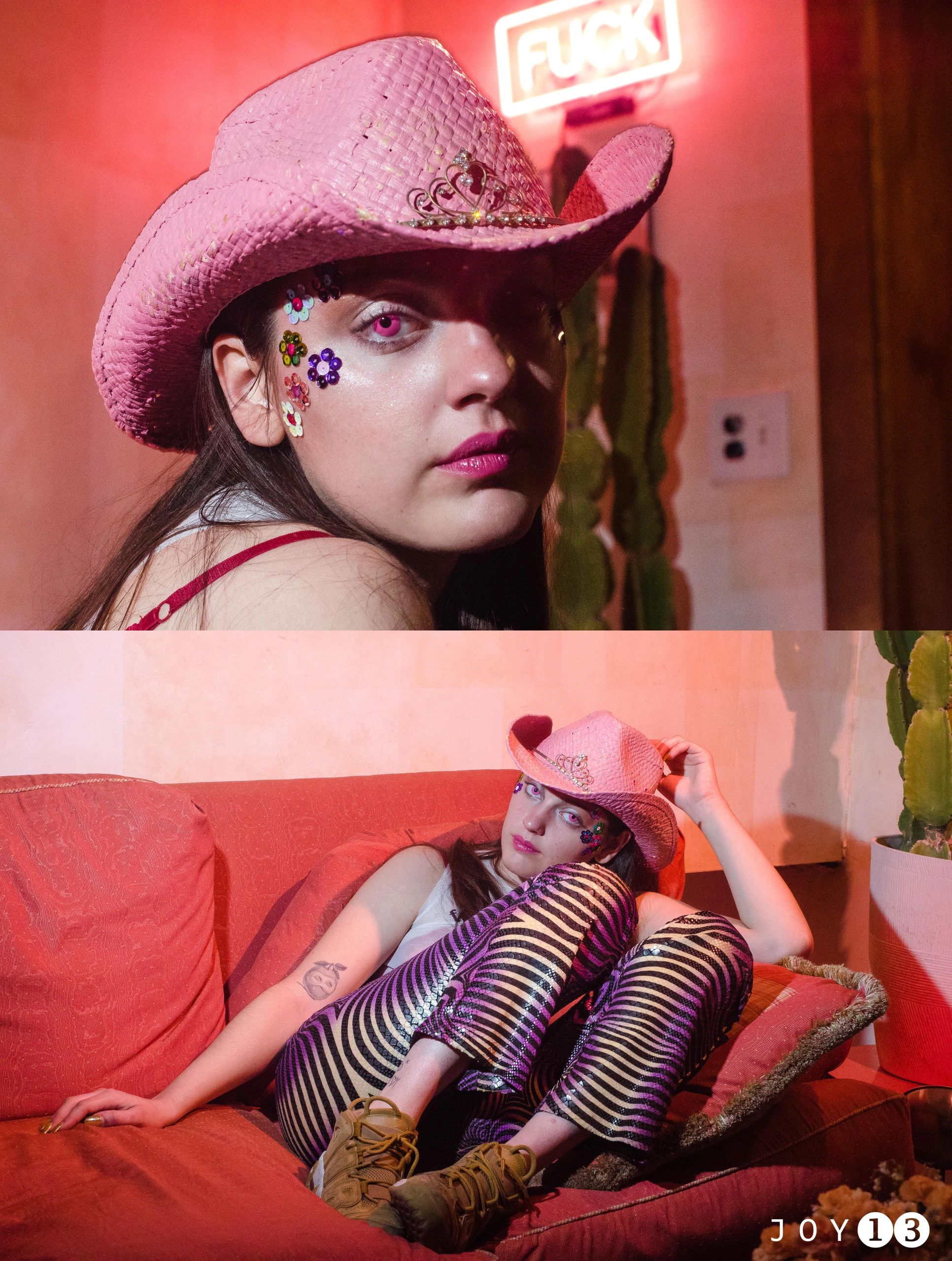 Photo of Tita. Make up, photography & graphic art by Fausto Renteria, Joy13.