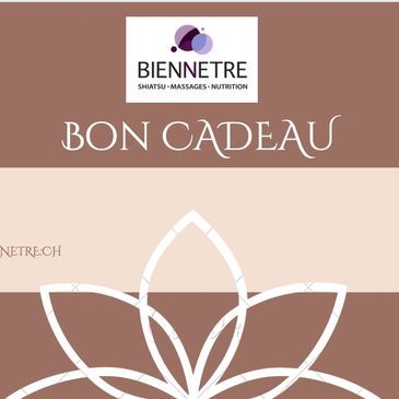 Bon cadeau massage, idée cadeau 