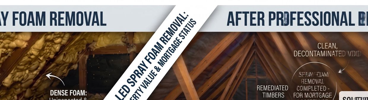 spray foam removal