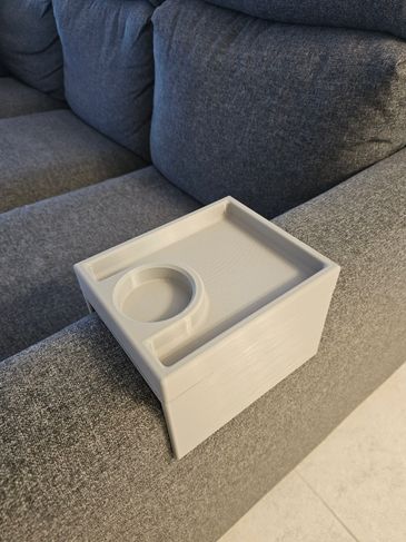Sofa Getränkehalterung mit Ablagefläche