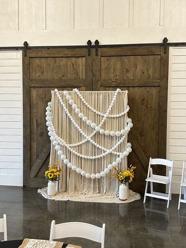 Pearl Display. Elegant event for wedding shower, birthday, or any fancy affair. 