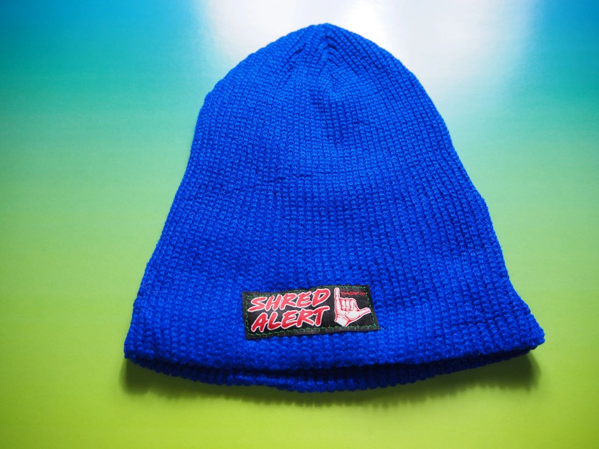 Shred Alert Team Beanie Hat Color: Royal Blue