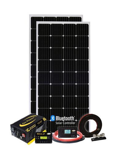 Kit solar camper 410W con Bluetooth - Fusión Energía Solar