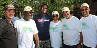 2nd Chance Outreach Board members standing together in white t-shirts