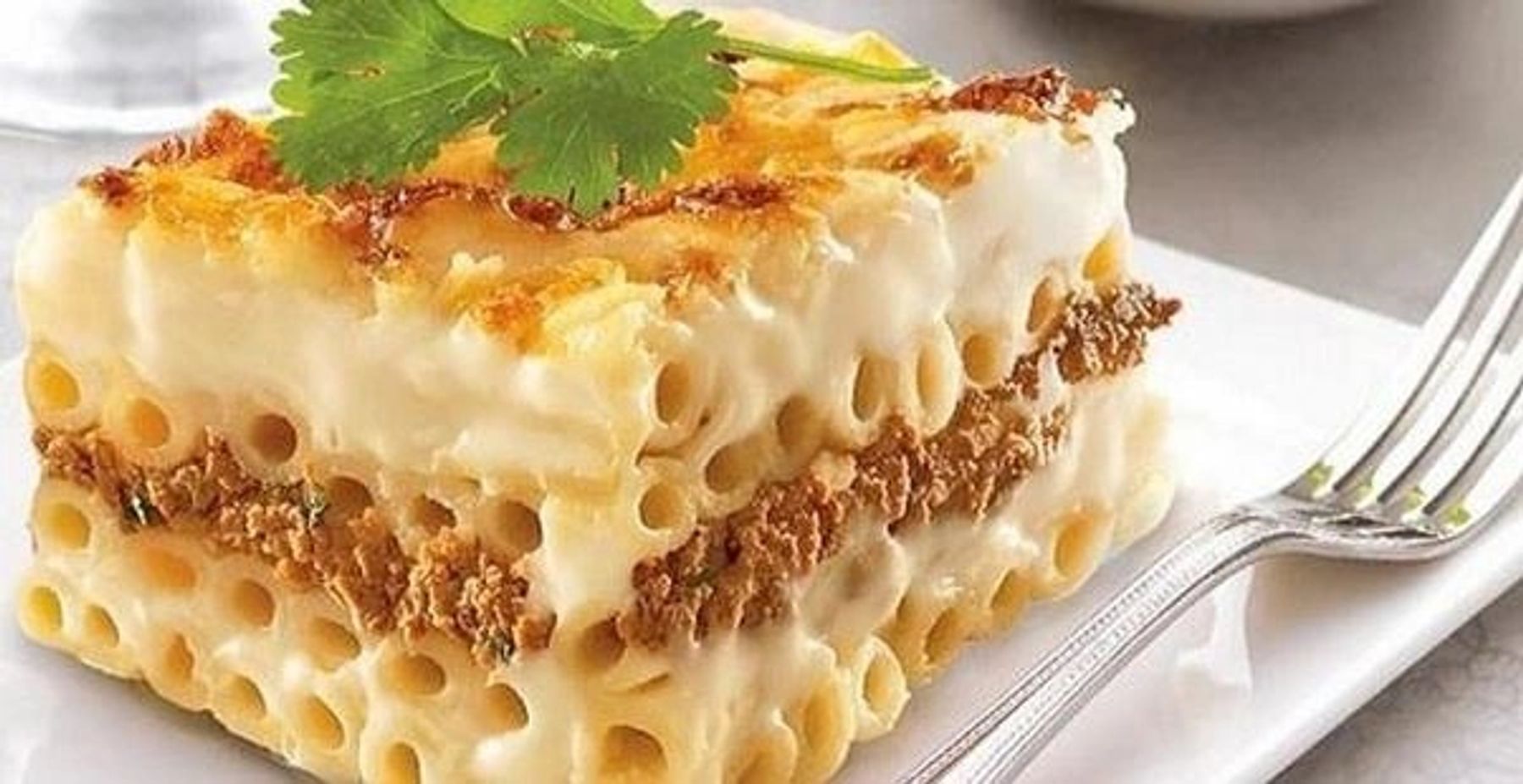 Macaroni Bechamel (Pasta with Mince)